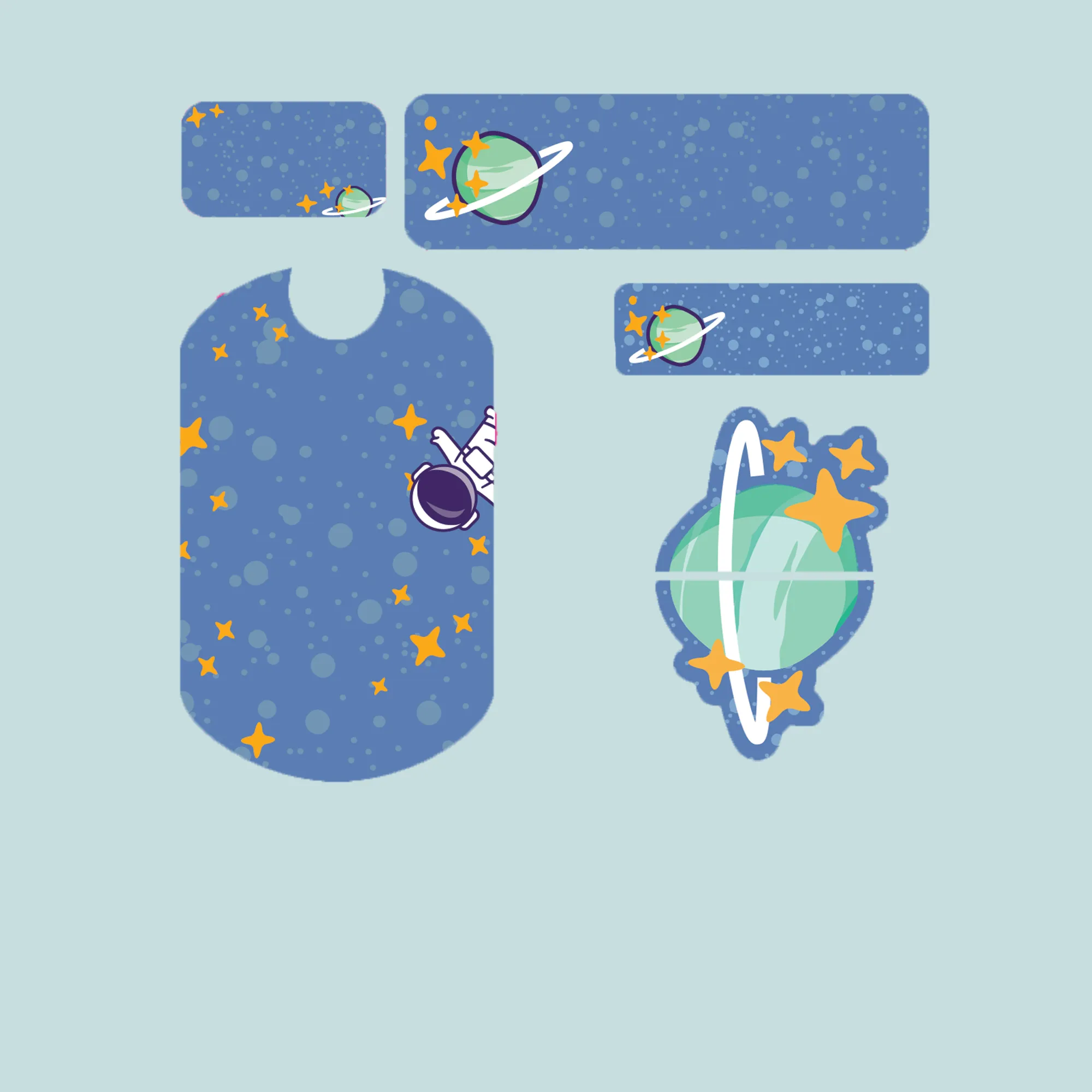 Preschool Label Pack Galaxy