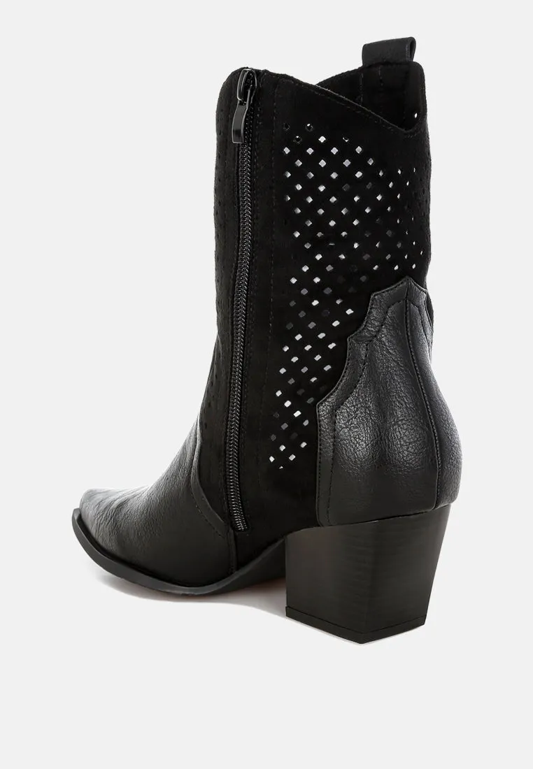 Prosia Woven Cowboy Boots
