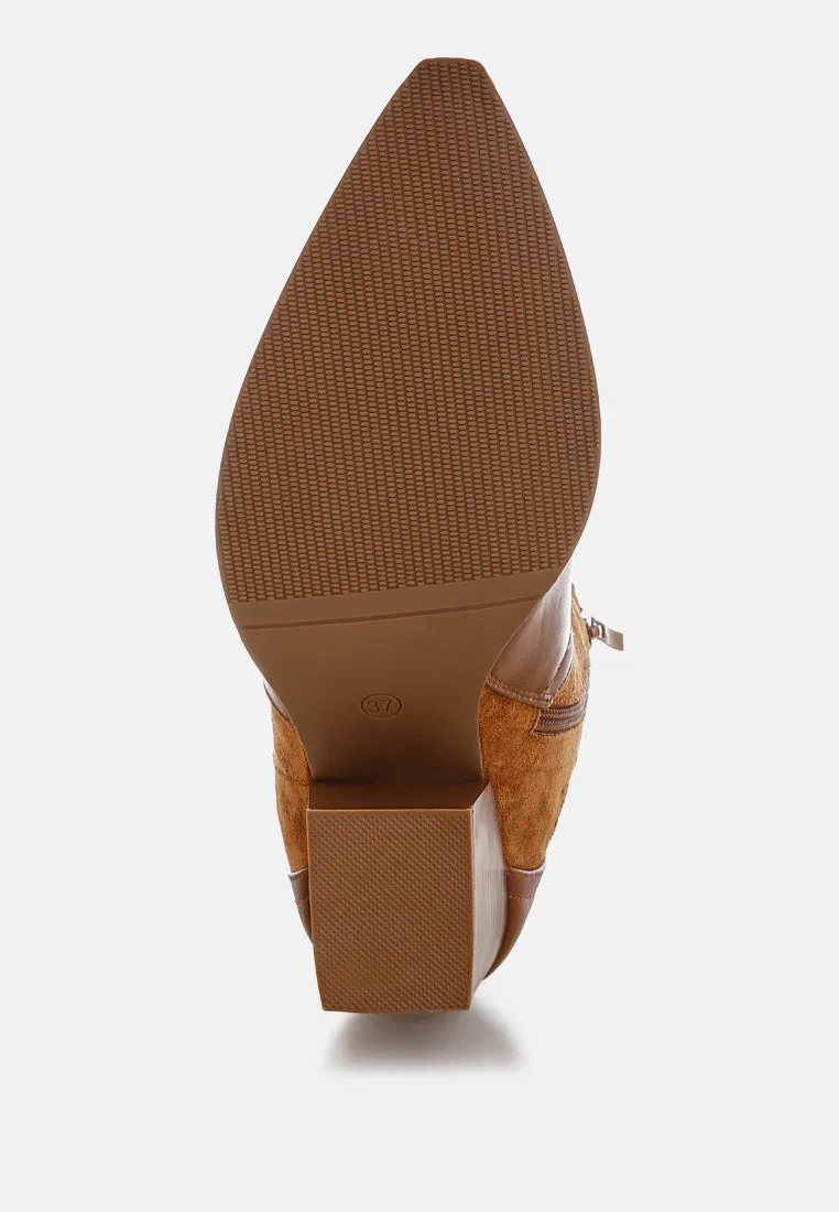 Prosia Woven Cowboy Boots