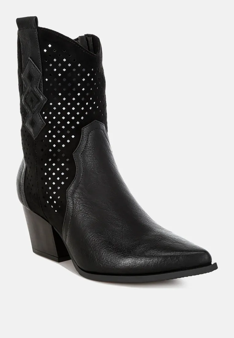Prosia Woven Cowboy Boots