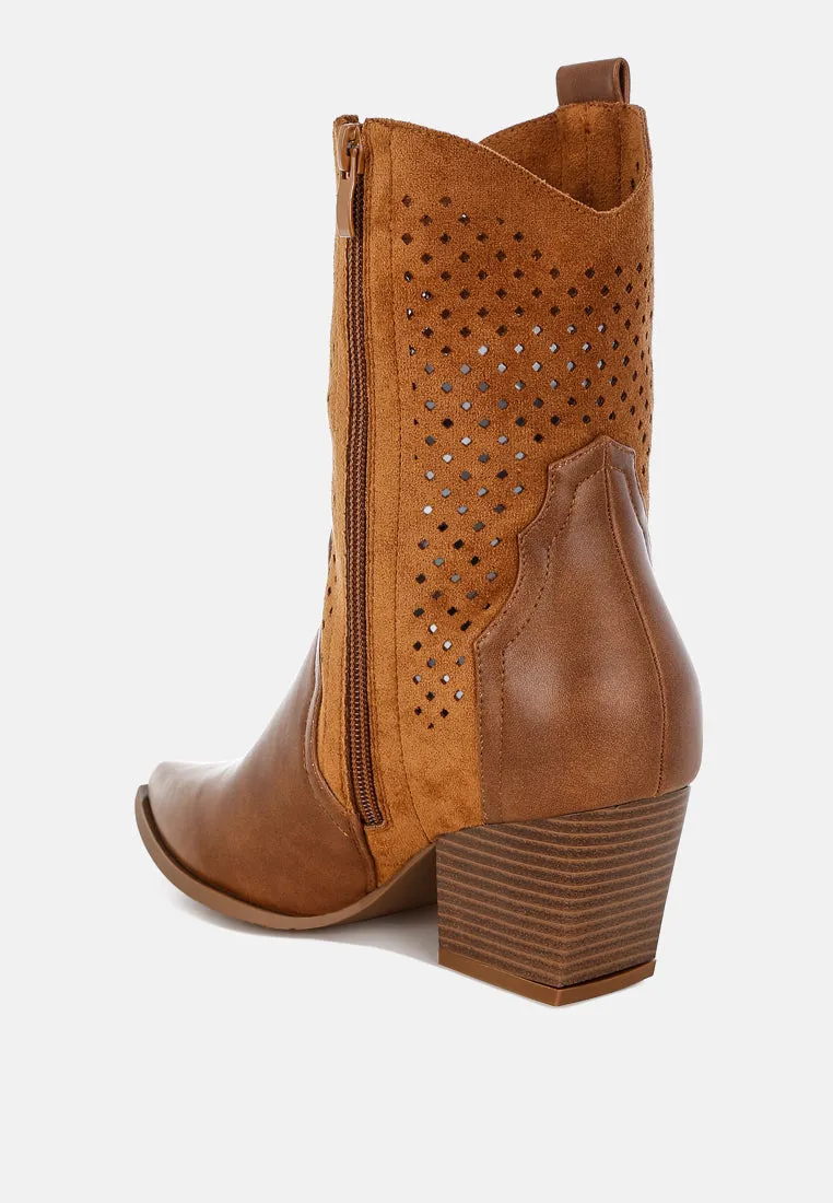Prosia Woven Cowboy Boots