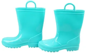 PVC Rain Boots: Turquoise