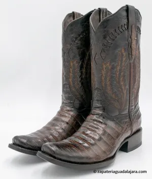 Q798207 Dubai Caiman Belly Print Faded Brown