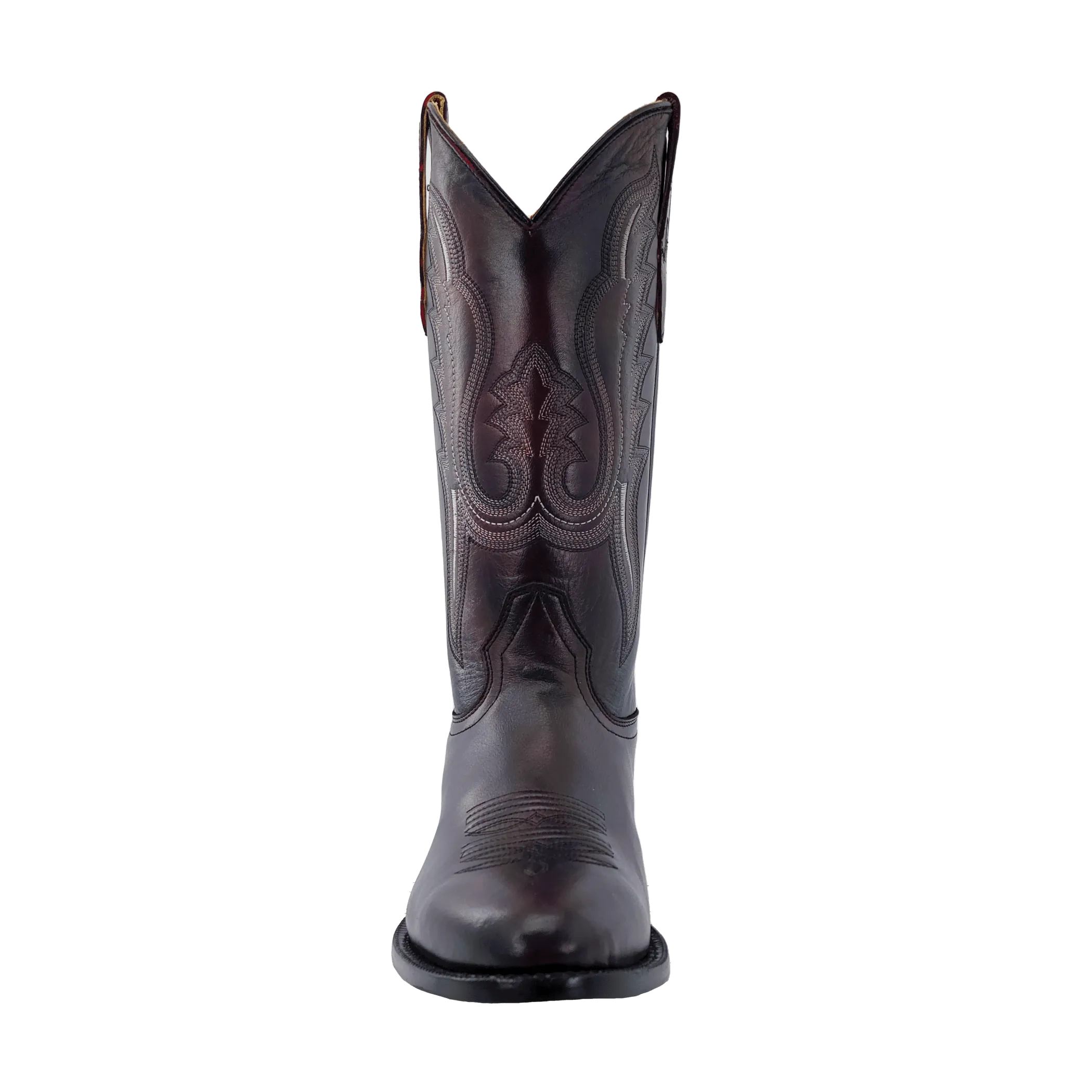 R. Watson Men's Black Cherry Brush Off Western Boots RW7008-3