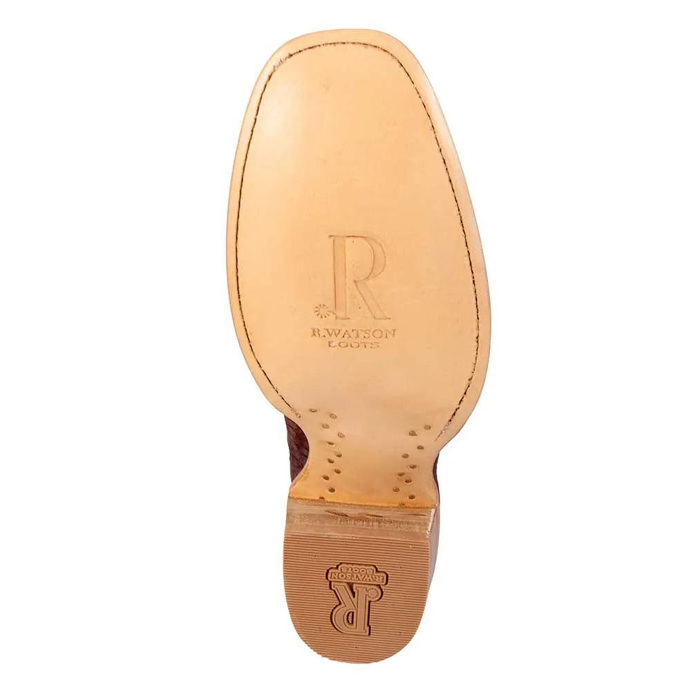 R. Watson Nubuck Rhubarb Caiman Men's Boots