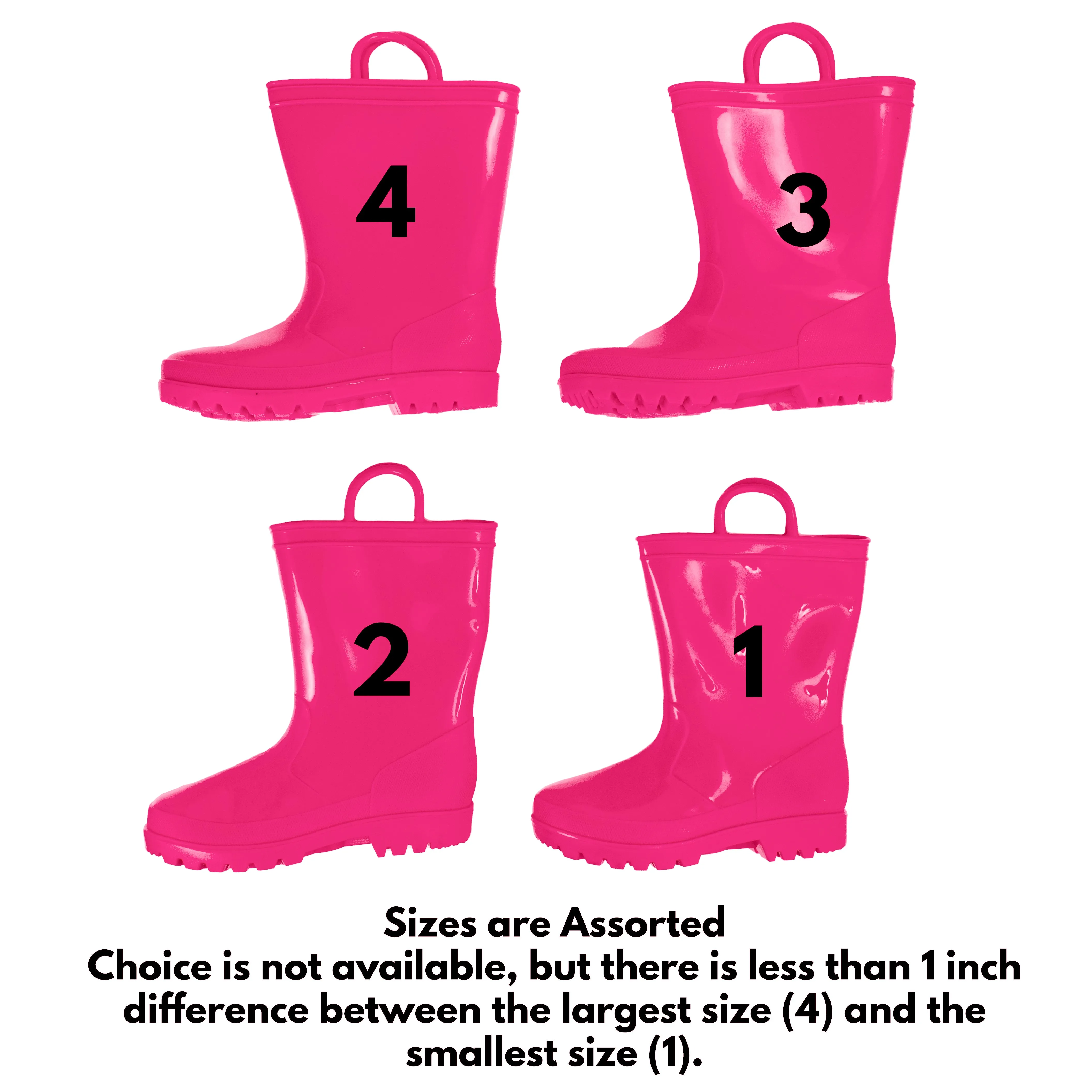 Rain Boot Planters: Hot Pink (Pair)