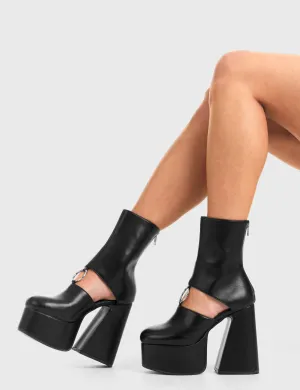 Ring Me Platform Ankle Boots
