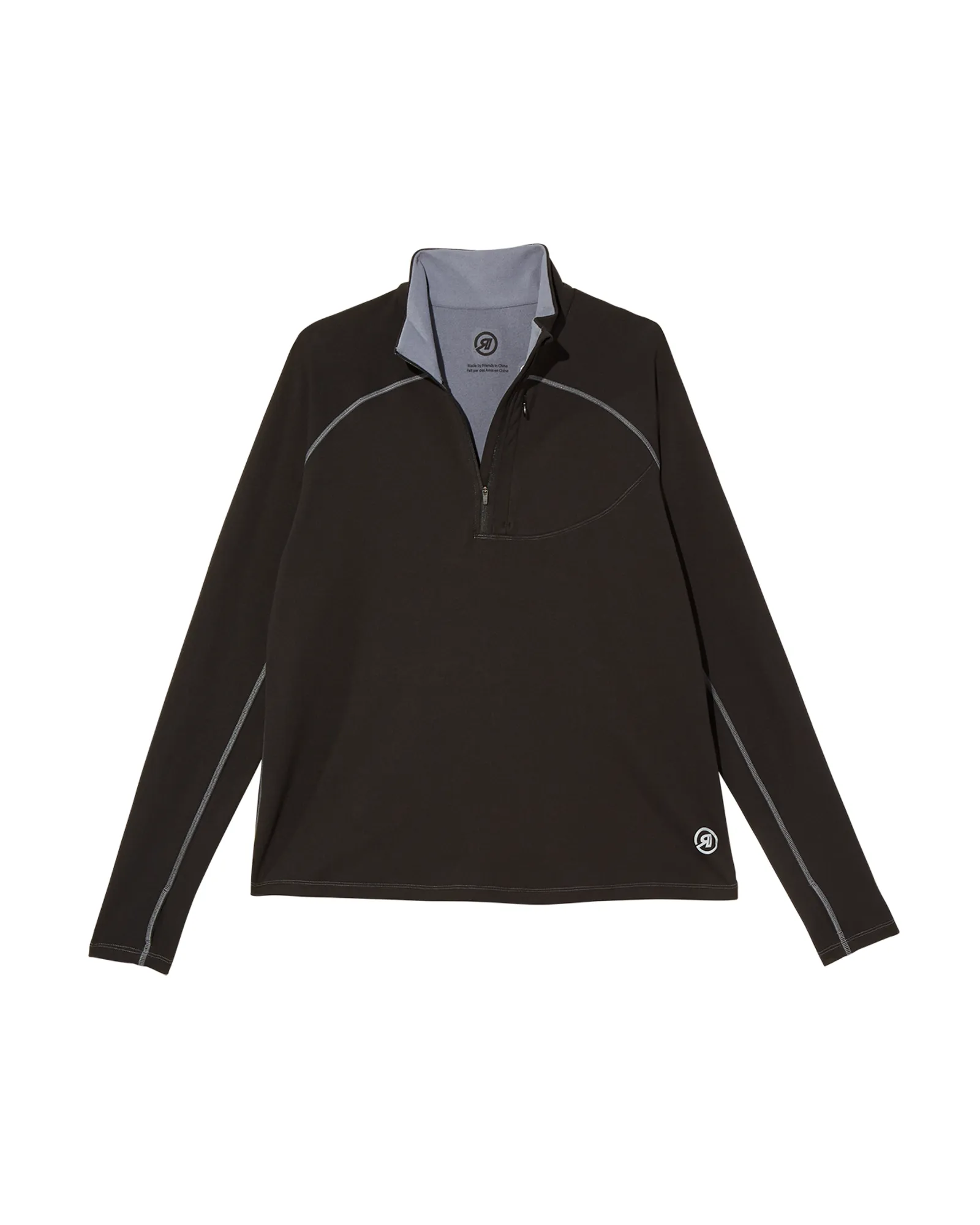 Rocky Half Zip Fleece | Black
