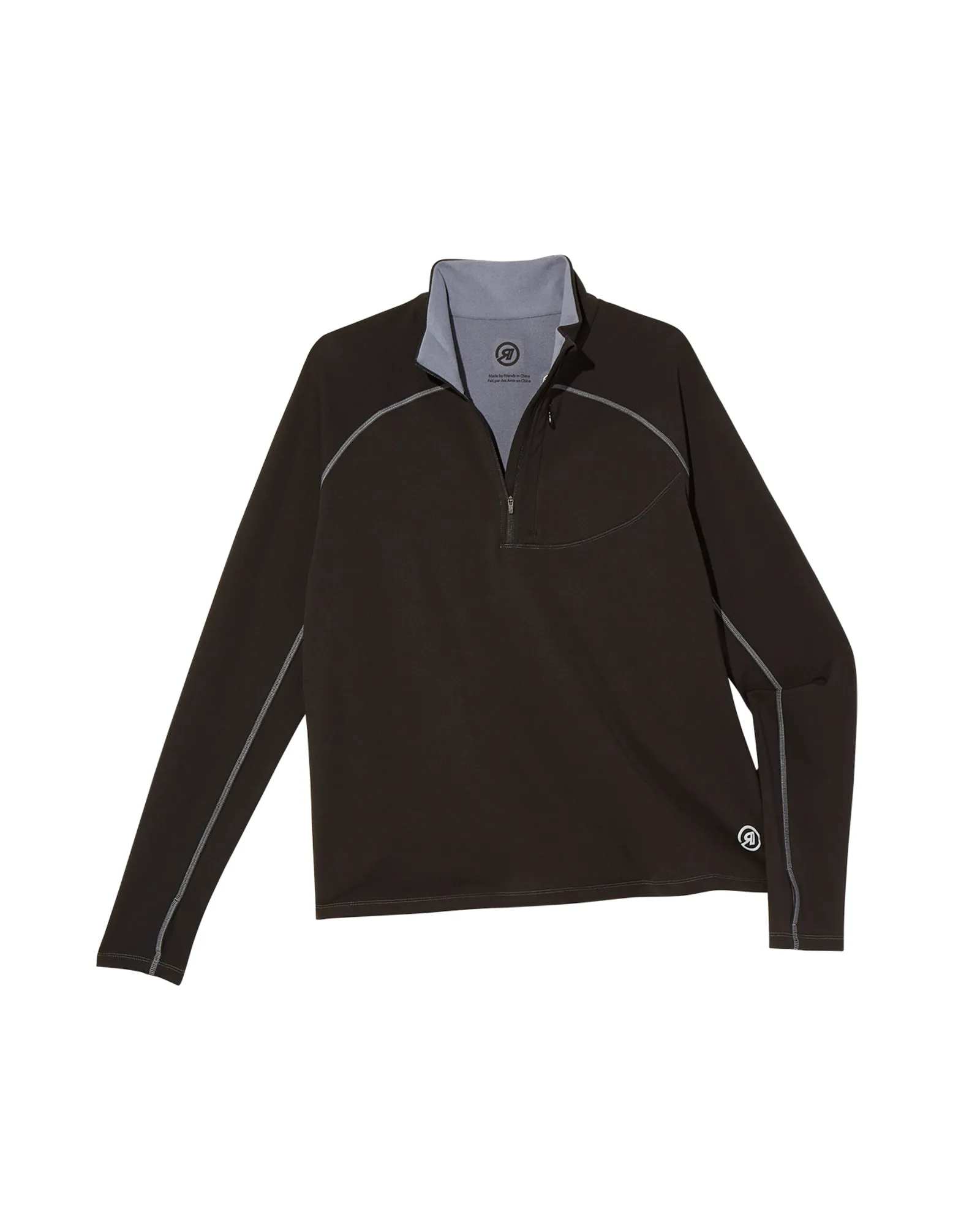 Rocky Half Zip Fleece | Black