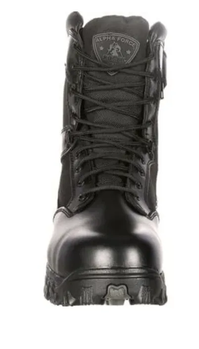ROCKY MENS ALPHAFORCE ZIPPER WATERPROOF DUTY BOOT STYLE FQ0002173