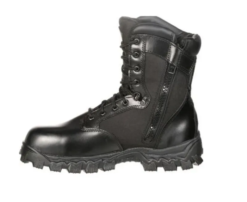 ROCKY MENS ALPHAFORCE ZIPPER WATERPROOF DUTY BOOT STYLE FQ0002173