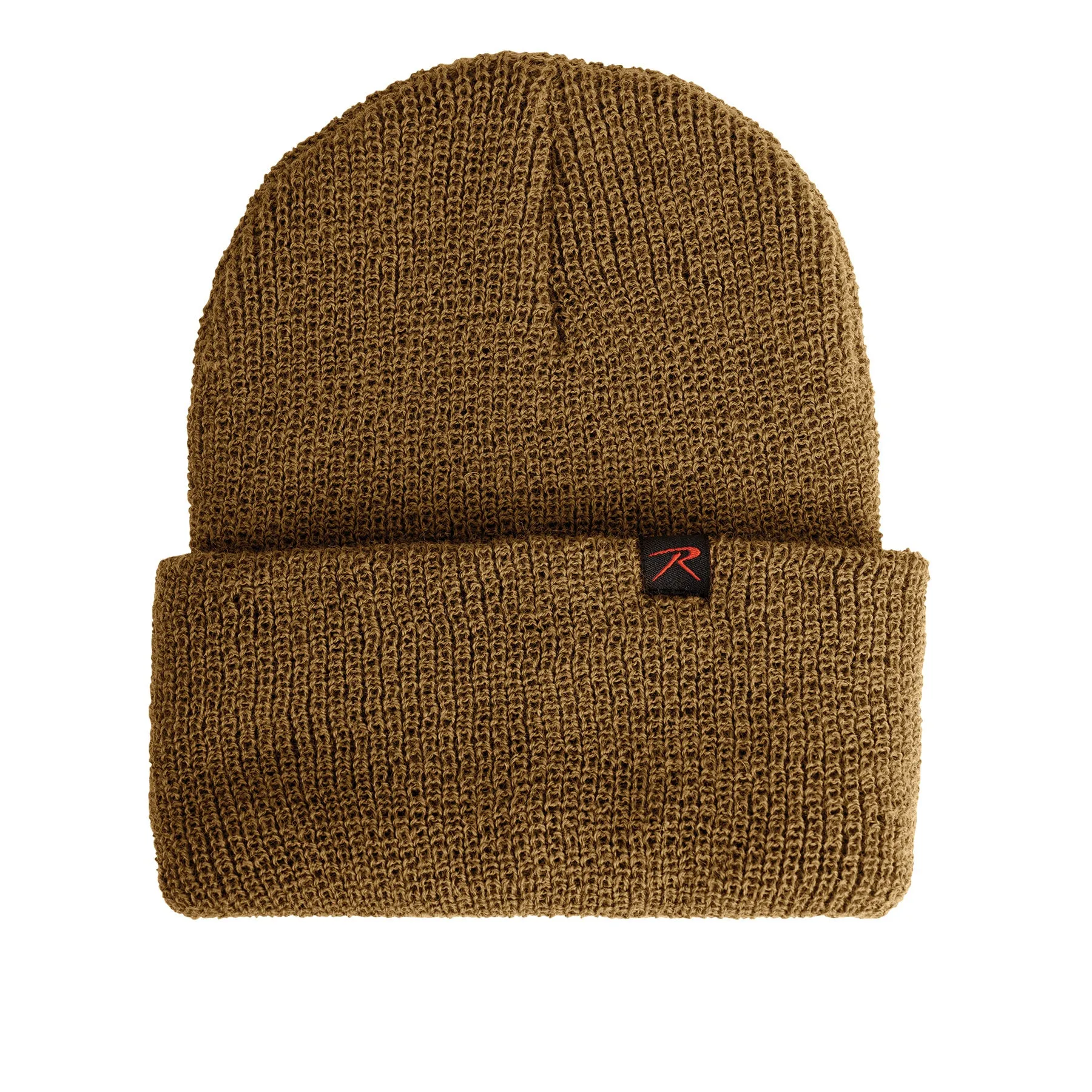 ROTHCO Military Winter Beanie Wool Watch Cap Coyote Brown