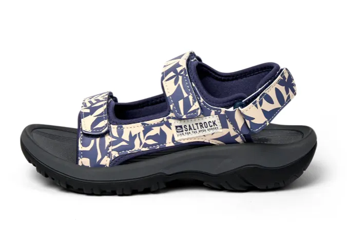 SALTROCK Walkabout Balance - Womens Floral Hiking Sandal - Blue