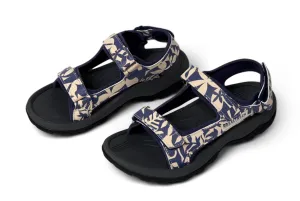SALTROCK Walkabout Balance - Womens Floral Hiking Sandal - Blue