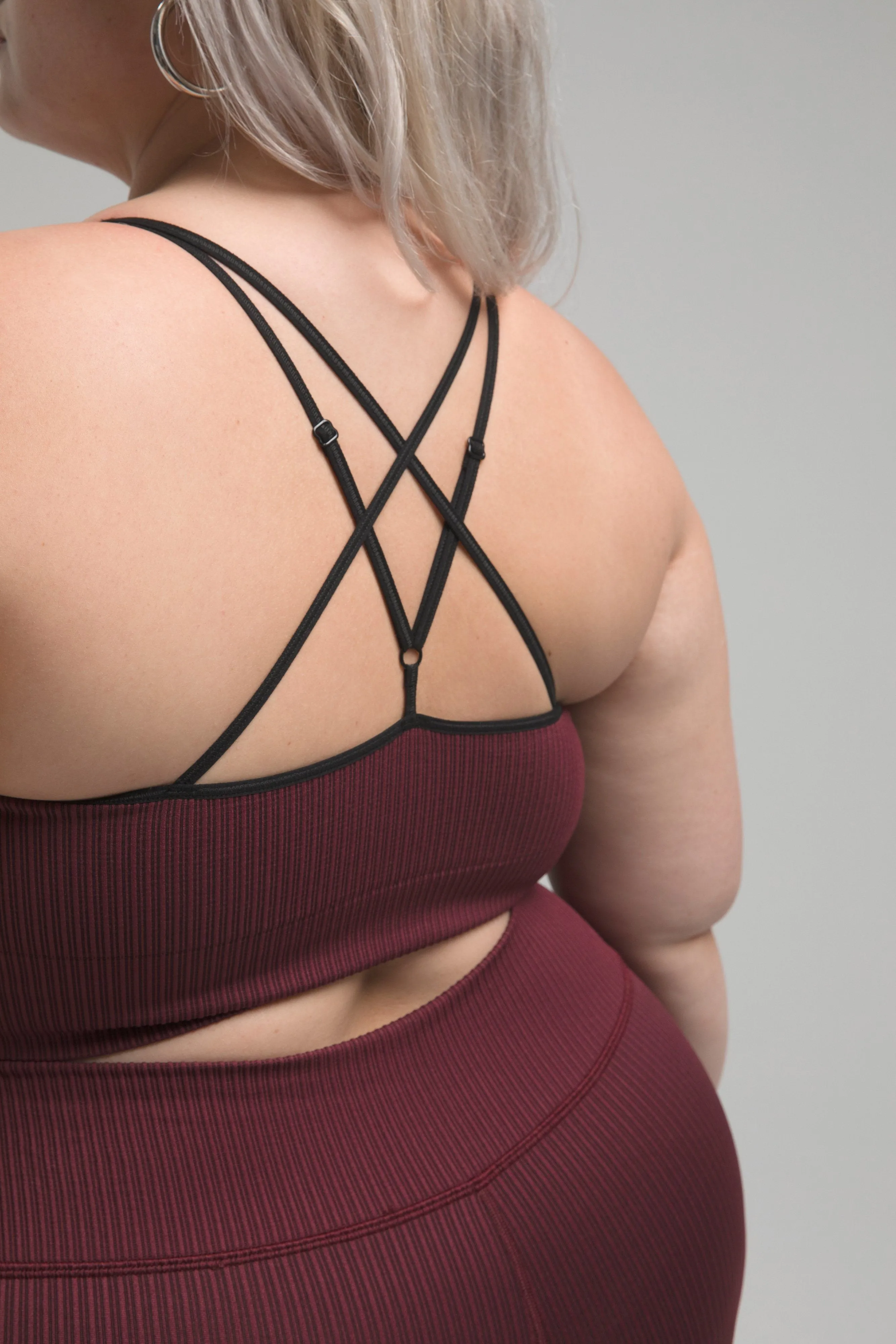 SEAMLESS RIBBED BRA | PORT001