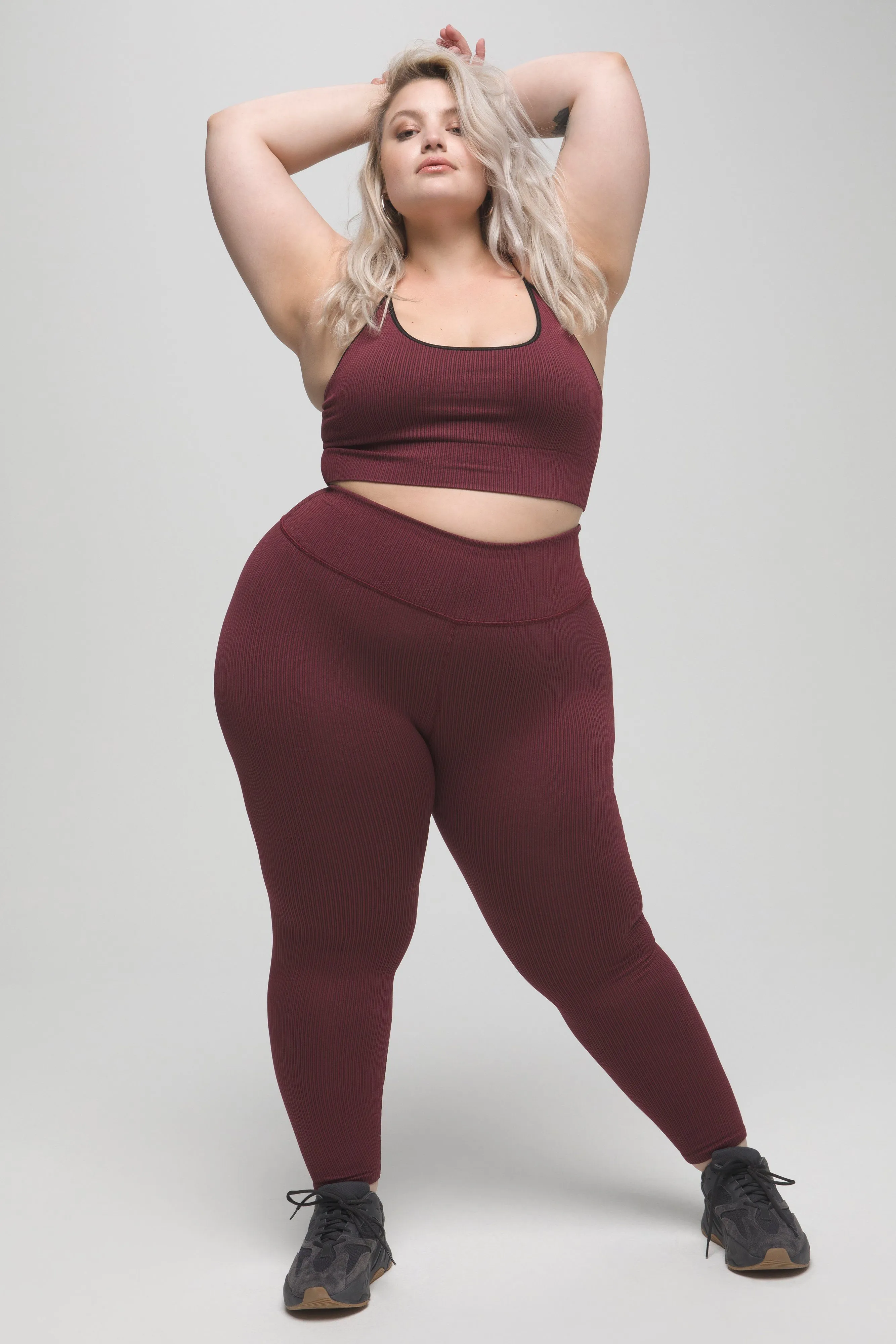 SEAMLESS RIBBED BRA | PORT001