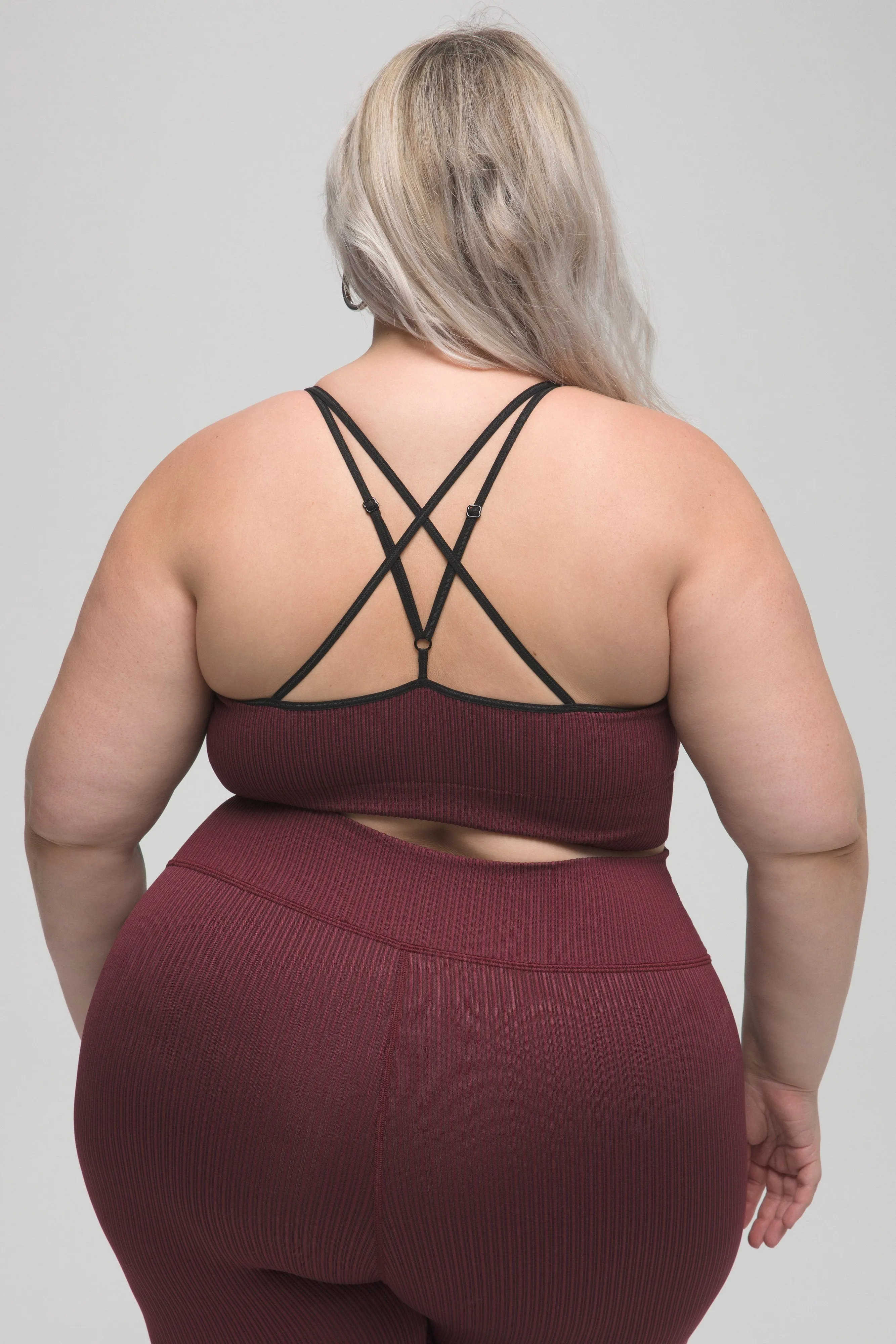SEAMLESS RIBBED BRA | PORT001