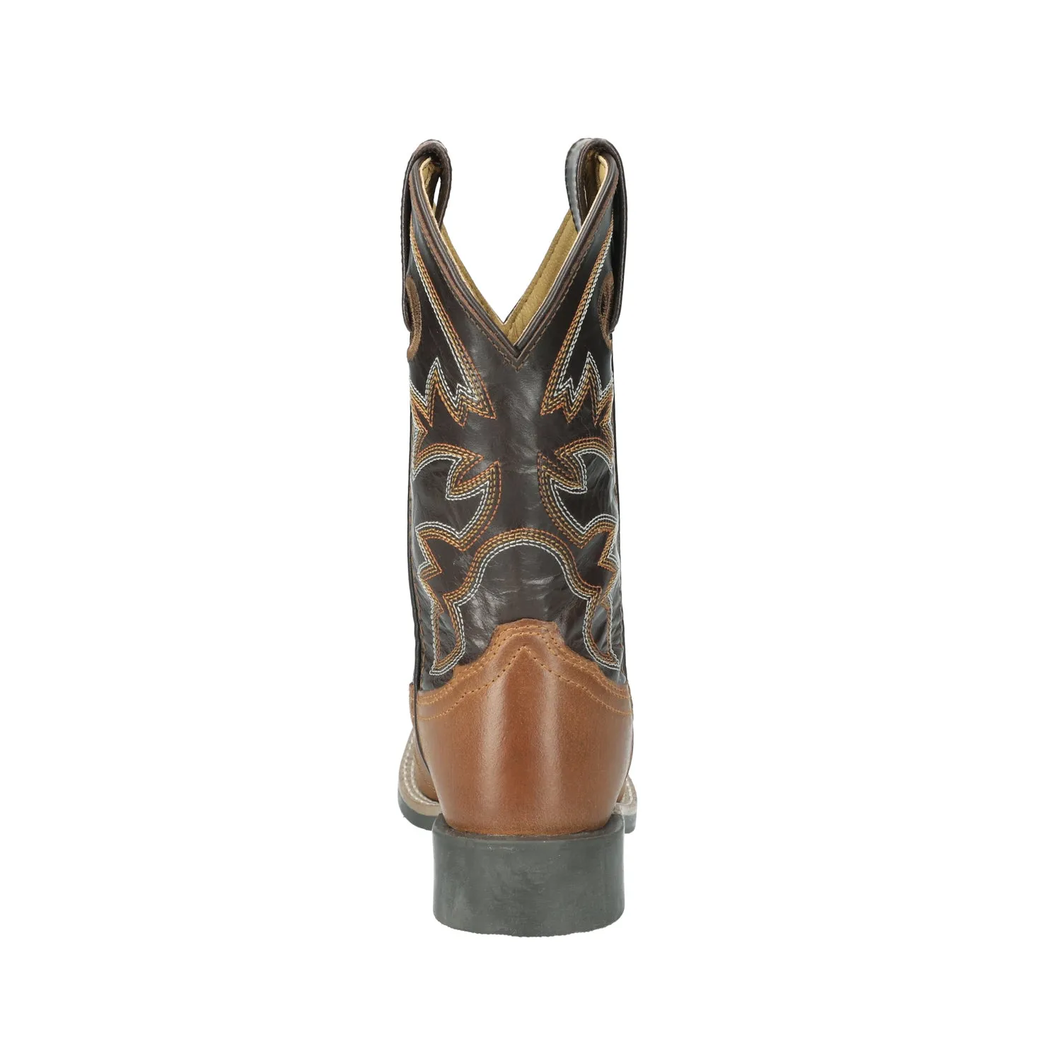 Smoky Mountain Boots Boys Jake Brown/Dark Brown Leather Cowboy Boots