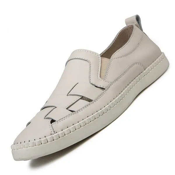 Summer Leisure Beach Soft Bottom Men's Driving Shoes Sandals