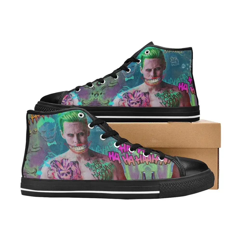 Superhero Joker Shoes High Top Sneakers for Kids and Adults