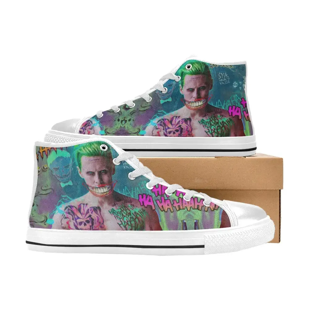 Superhero Joker Shoes High Top Sneakers for Kids and Adults