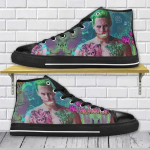 Superhero Joker Shoes High Top Sneakers for Kids and Adults