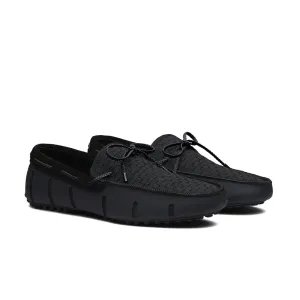 SWIMS Men's Woven Lace Driver Loafer BLACK