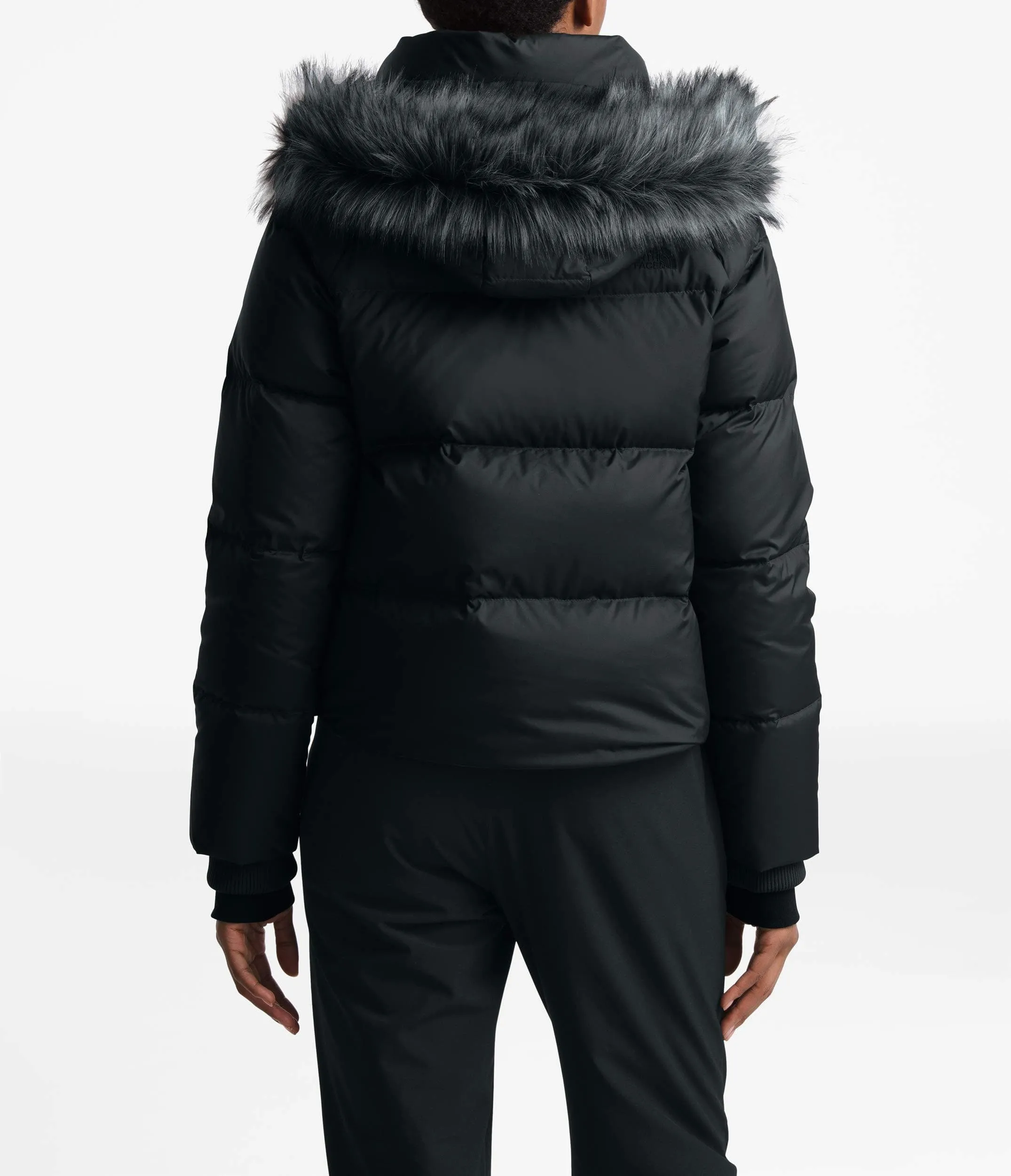 The North Face Women's Dealio Down Crop Jacket, TNF Black, S