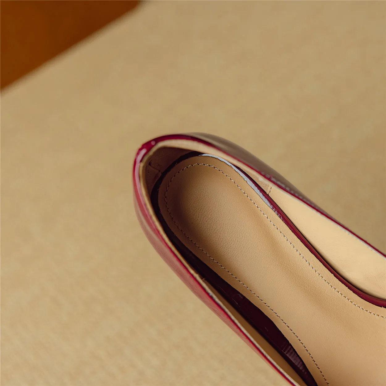 TinaCus Women's Handmade Patent Leather Bowtie Pointed Toe Stiletto Heel Pumps Shoes