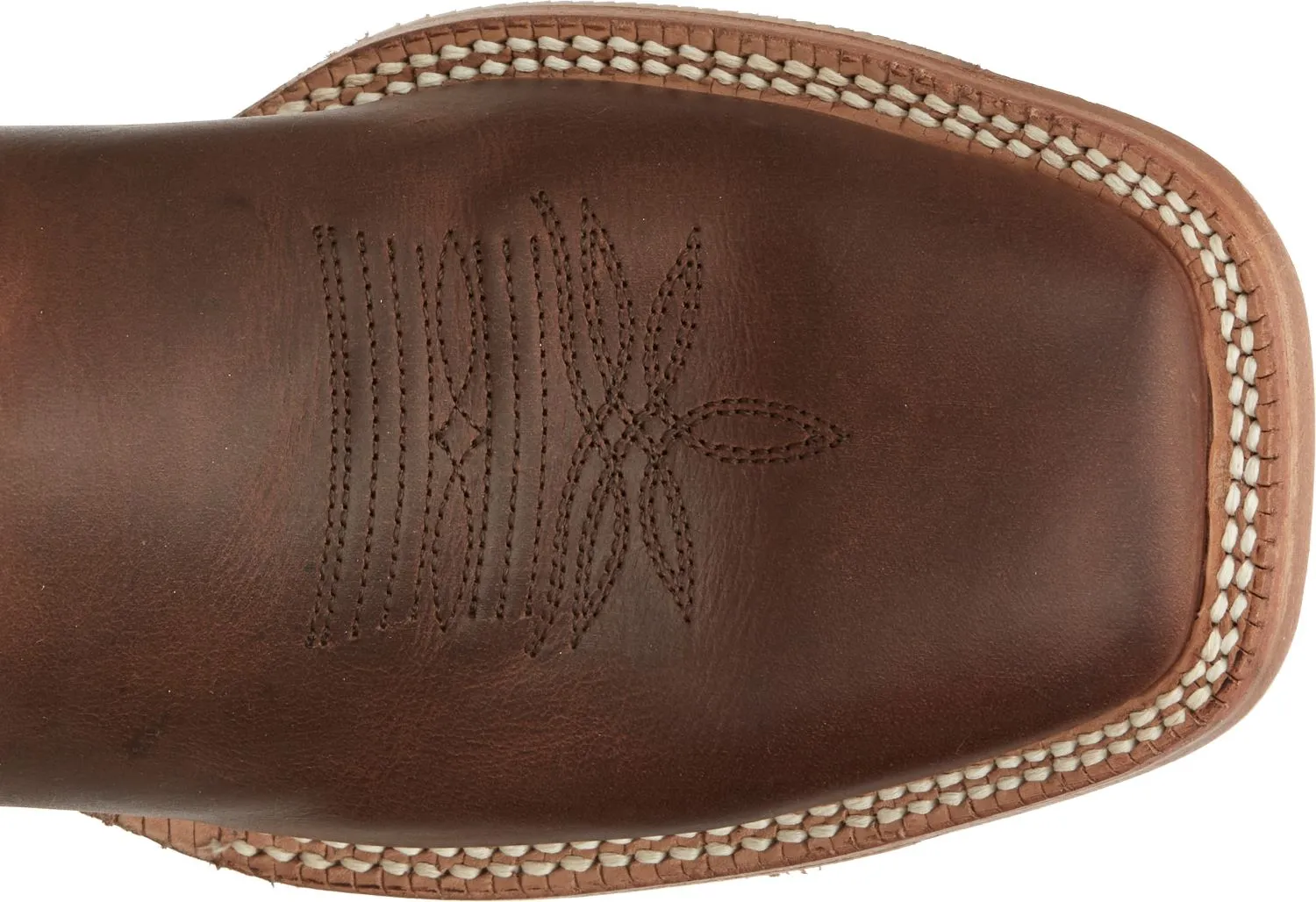 'Tony Lama' Men's 15" Fairview Buckaroo Western Square Toe - Brown / Moss Green