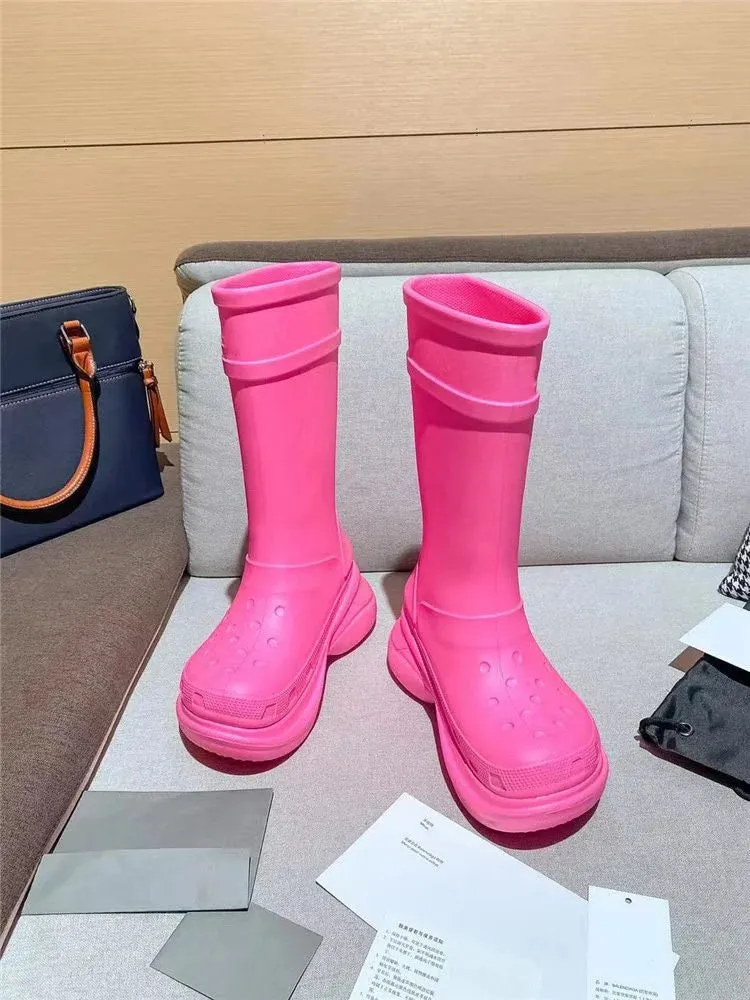 Trendy Thick Soles and Non-slip Rubber Foam Boots