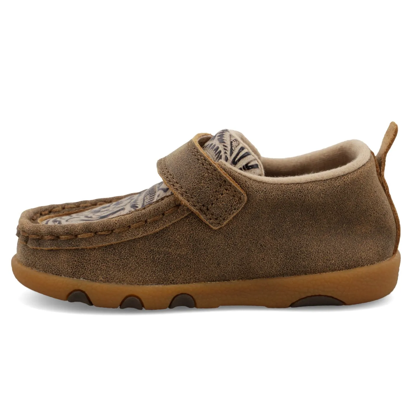 Twisted X Infant Bomber & Nude Print Driving Moc Shoe ICA0030