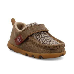 Twisted X Infant Bomber & Nude Print Driving Moc Shoe ICA0030