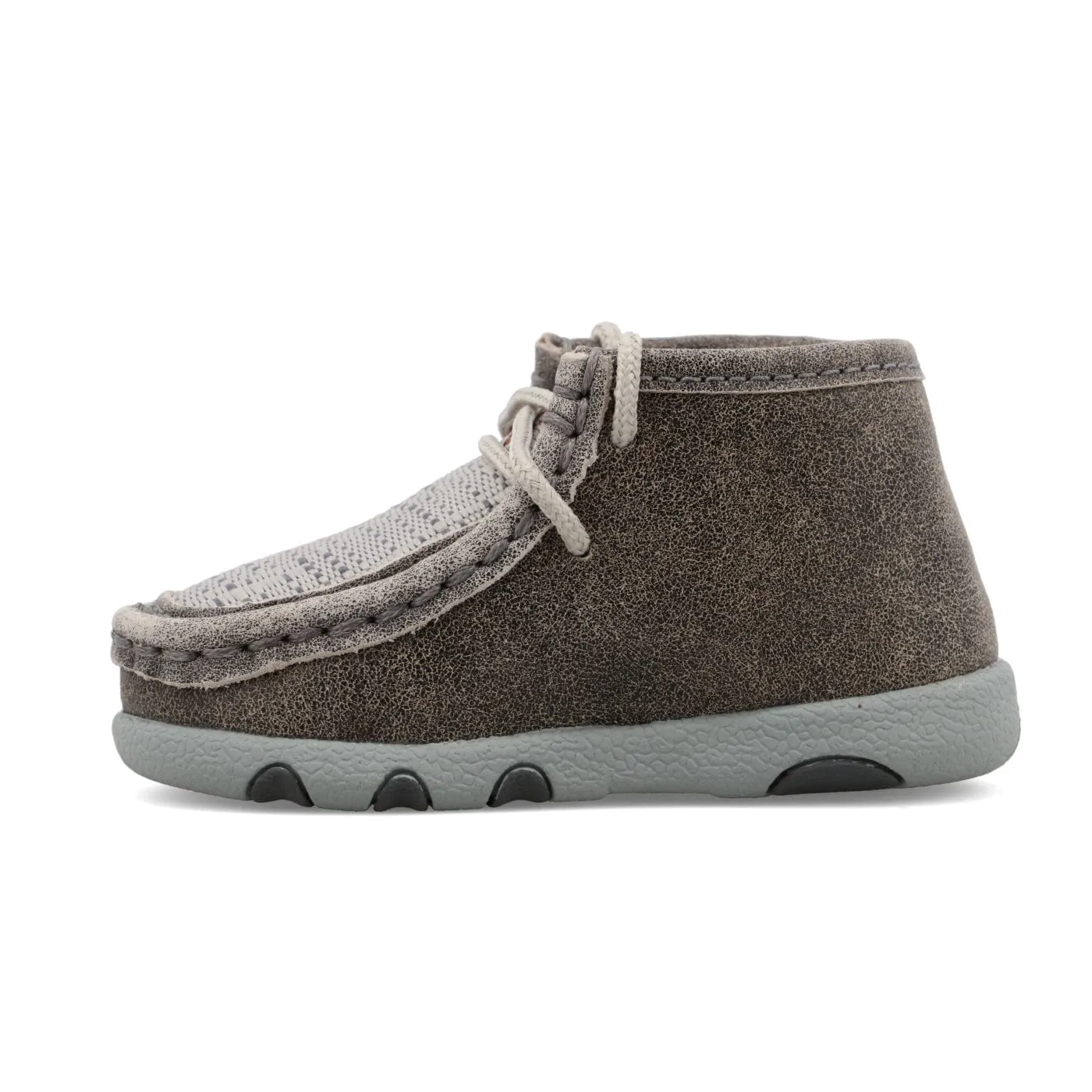 Twisted X Infants Grey Chukka Driving Moc Shoe ICA0012