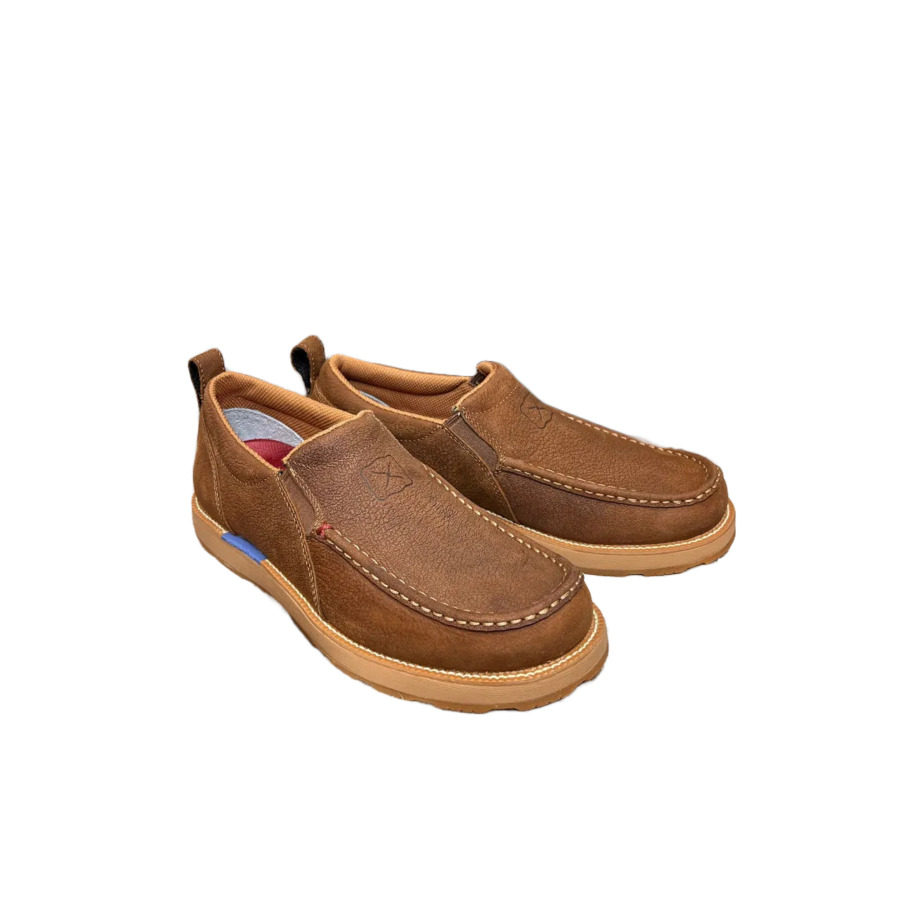 Twisted X Men's Tawny Brown CellStretch Wedge Driving Moc MCAX004