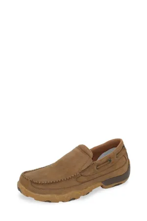 Twisted X Mocs Mens Driving Boat Slip-on