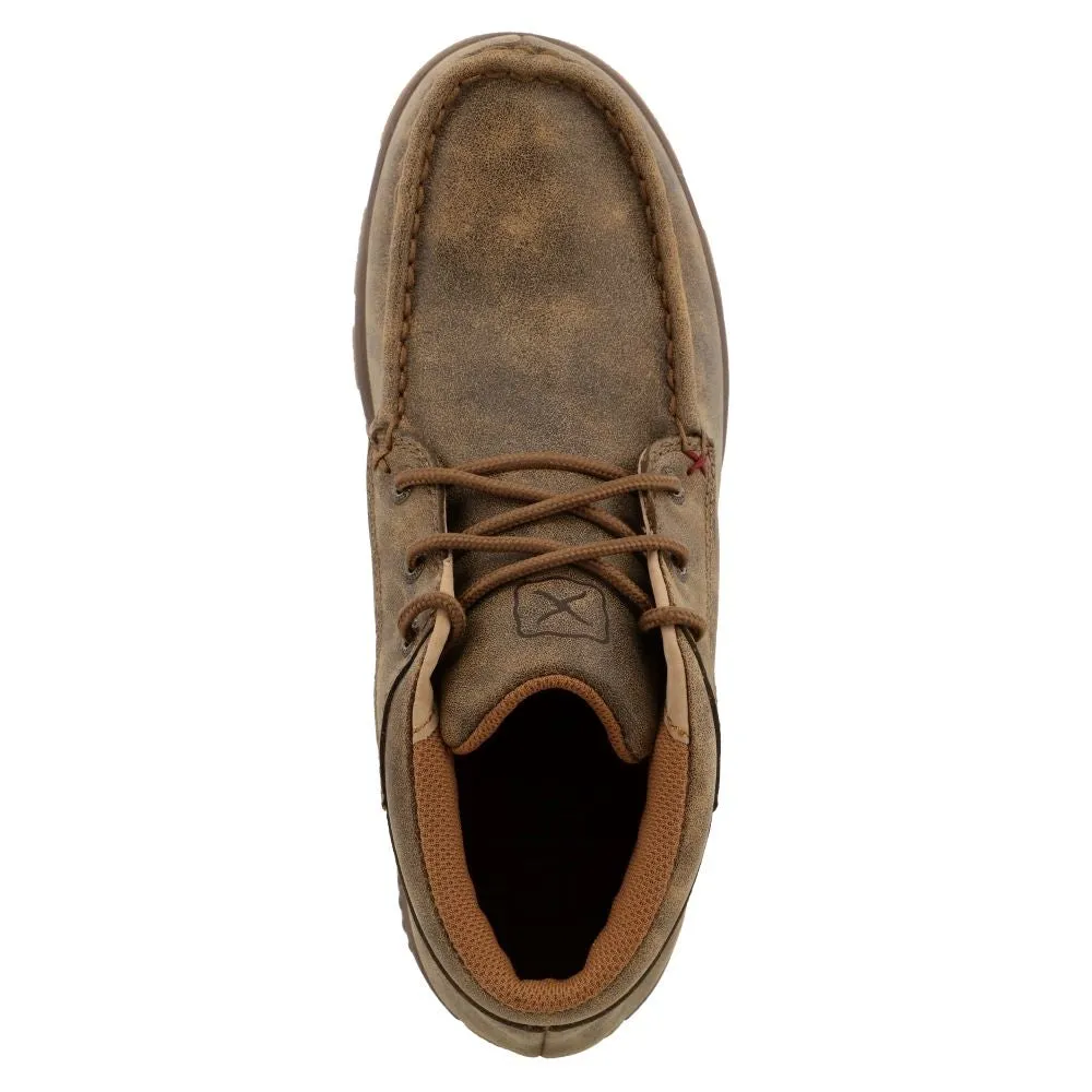 'Twisted X' Women's Cellstretch Chukka Driving Moc - Bomber Brown