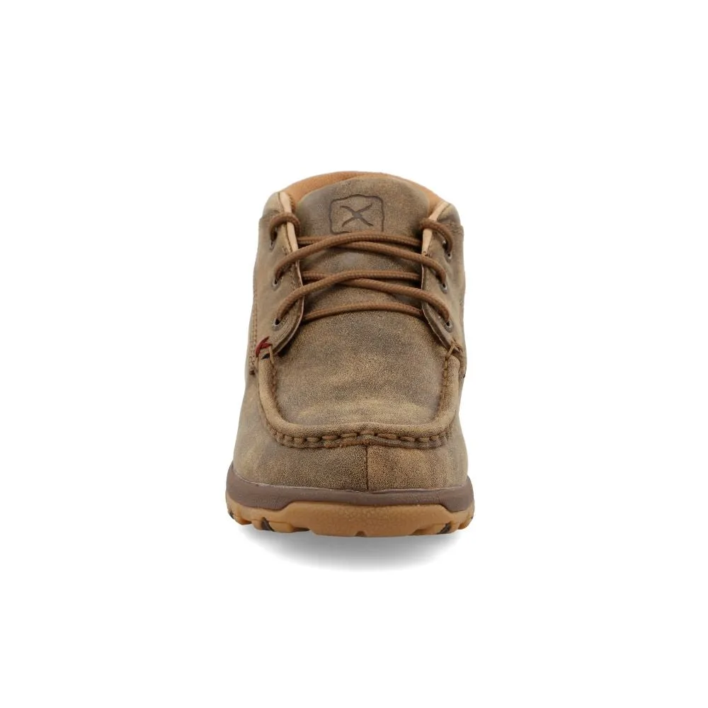 'Twisted X' Women's Cellstretch Chukka Driving Moc - Bomber Brown