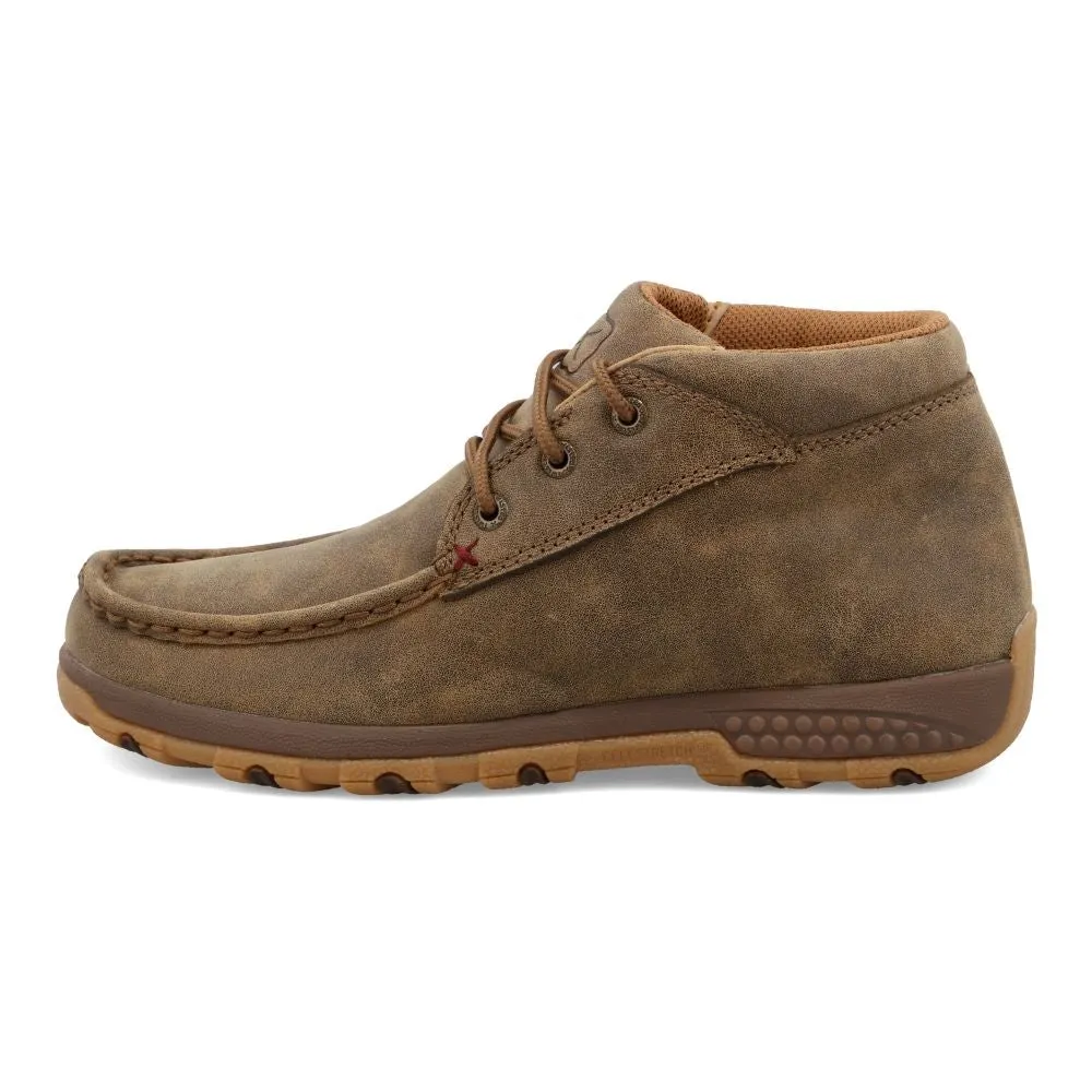 'Twisted X' Women's Cellstretch Chukka Driving Moc - Bomber Brown