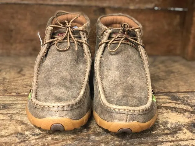 Twisted X Women's Sunflower Bomber Chukka Driving Mocs WDM0128