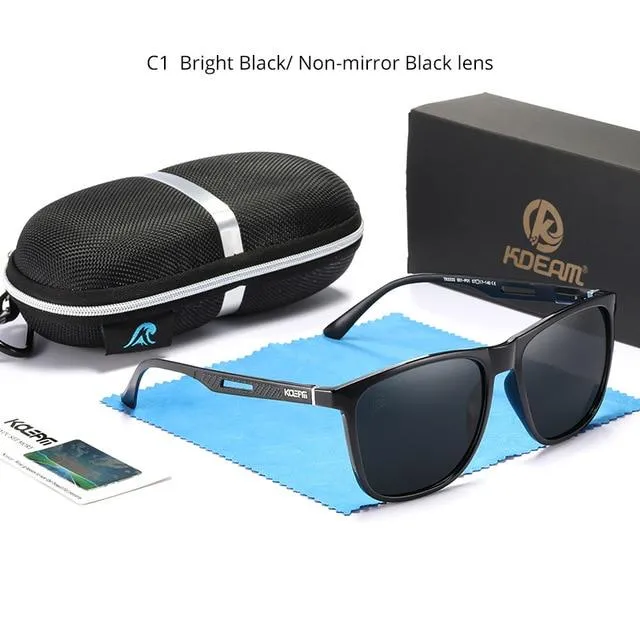 Unisex Strong Spring Hinges Polarized Light TR90 Frame Sun Glasses