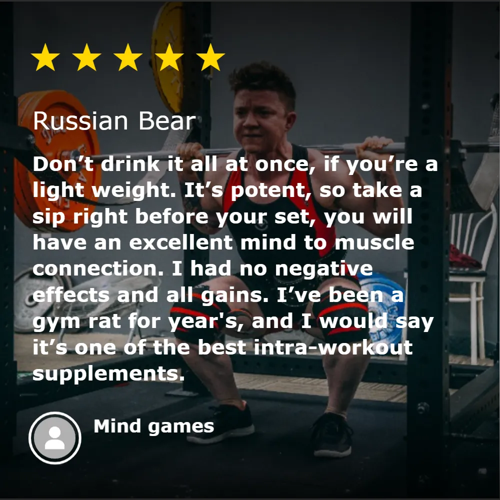 Vitol Russian Bear Nitro Pre Workout & Post Workout Formula