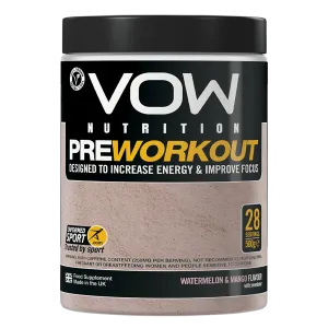 VOW Nutrition Pre Workout 500g Watermelon & Mango