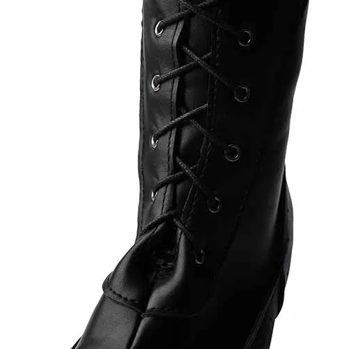 Women Low Heeled Wedding Boots Bridal Dress Shoes