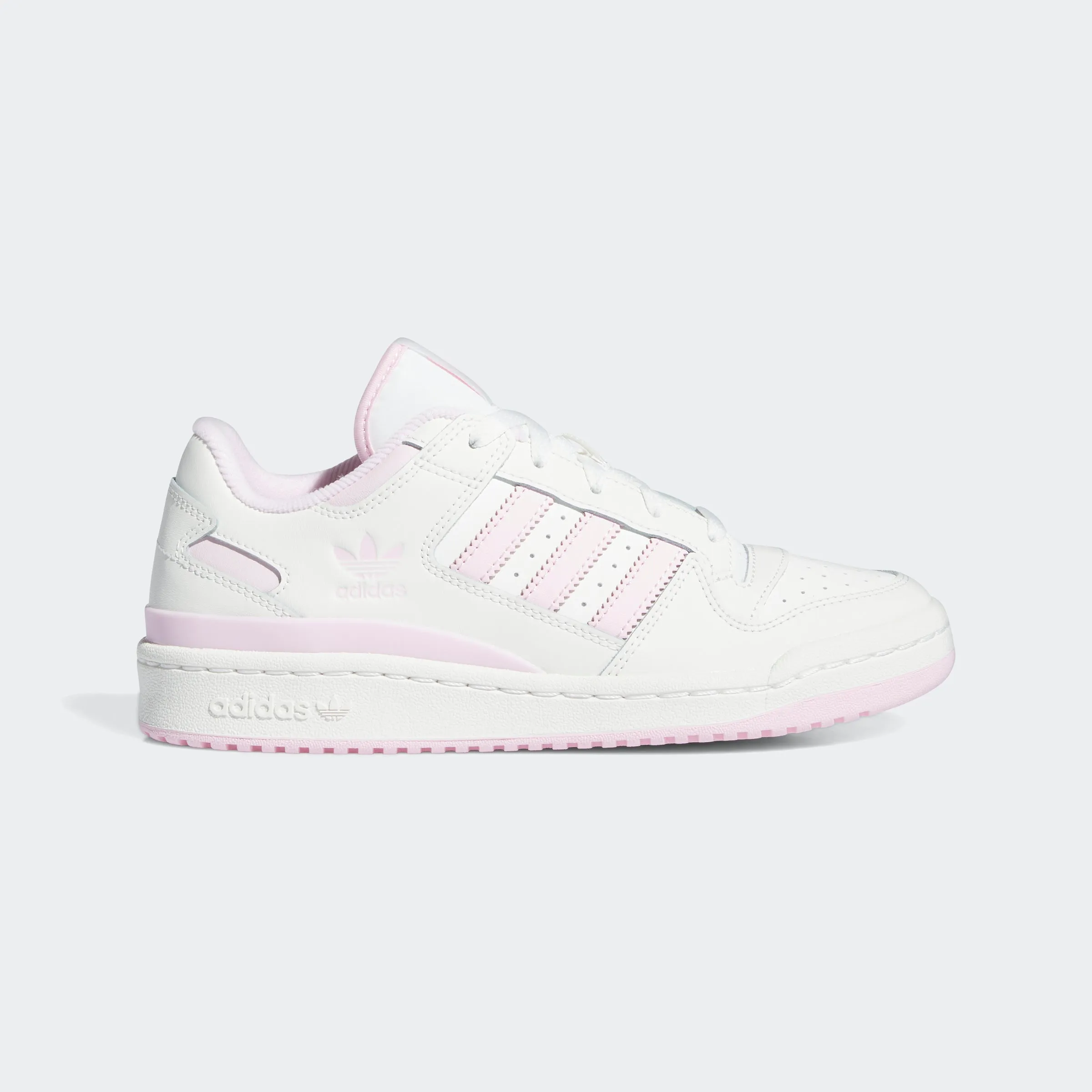Women's adidas Originals Forum Low CL Shoes Cloud White Clear Pink