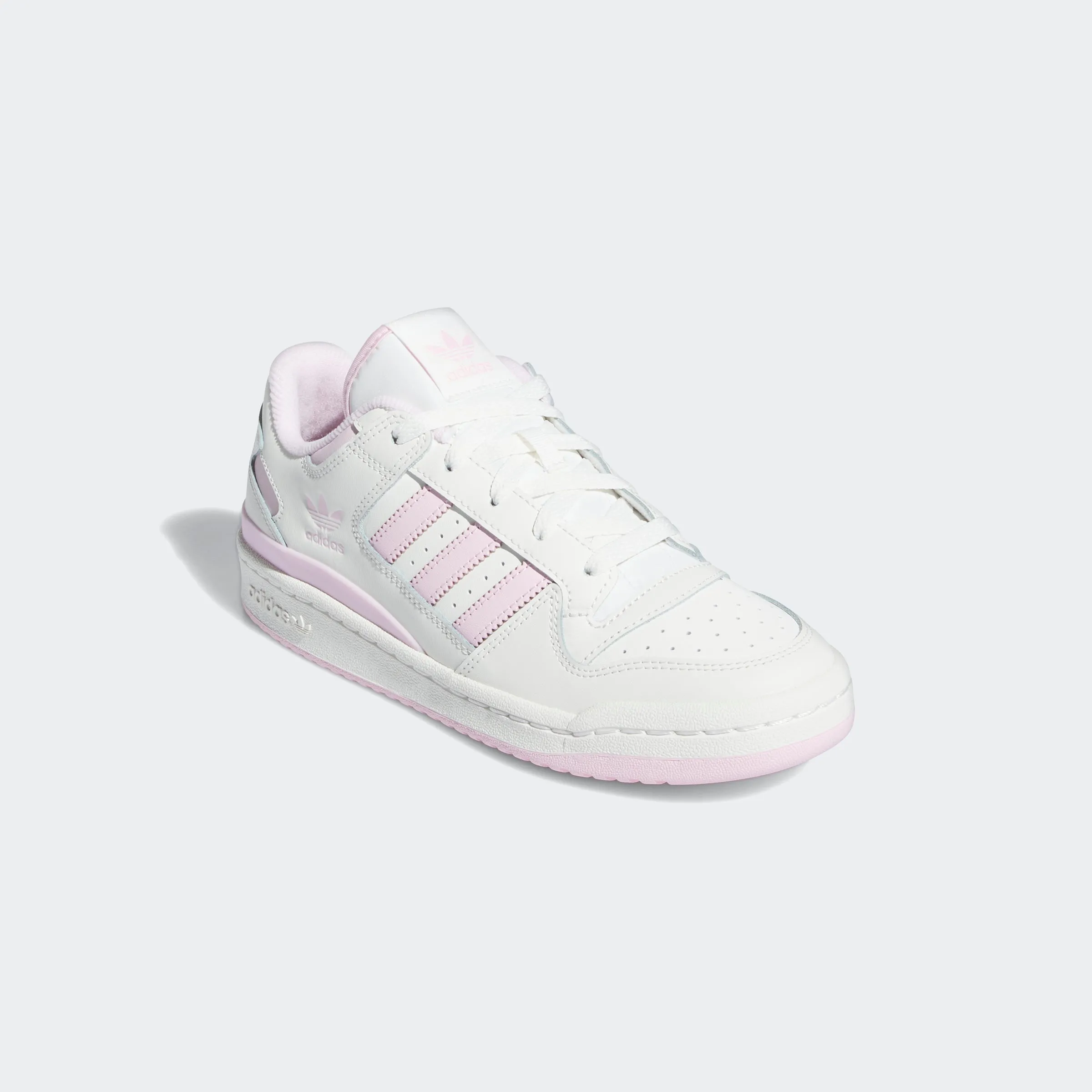 Women's adidas Originals Forum Low CL Shoes Cloud White Clear Pink