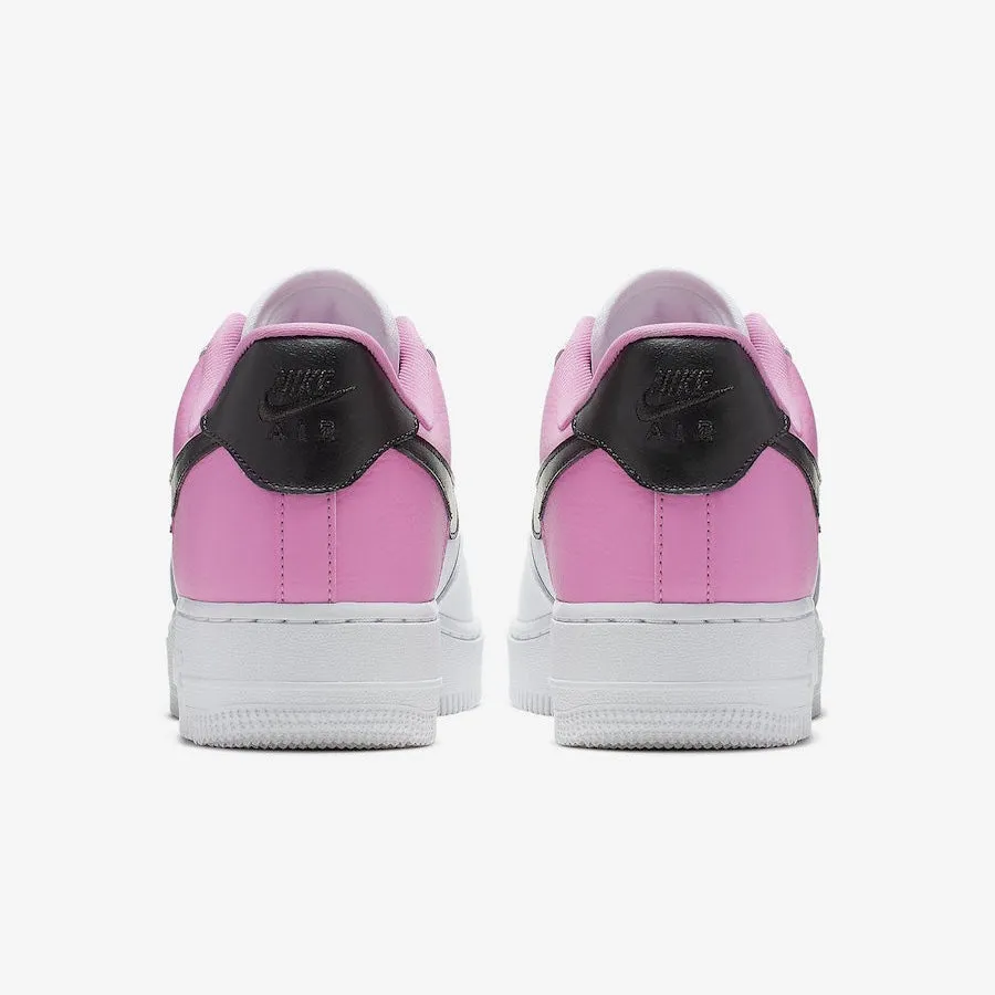 Women's Nike Air Force 1 '07 SE "Basketball Pins" (White/China Rose/Black)(AA0287-107)