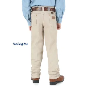 Wrangler Boys Original ProRodeo Jean, Prewashed Tan - 13MWBTNREG