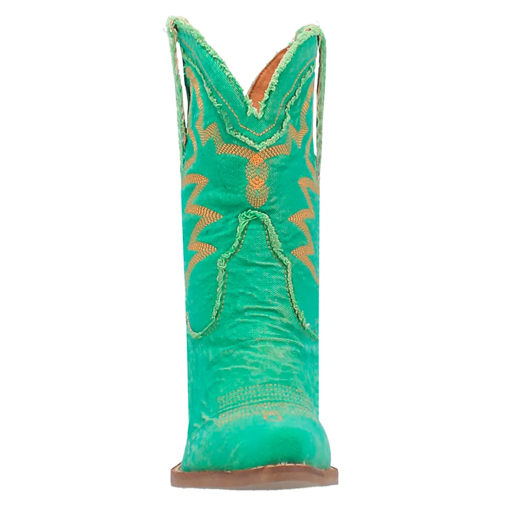 Y'All Need Dolly Embroidered Round Toe Cowboy Boots