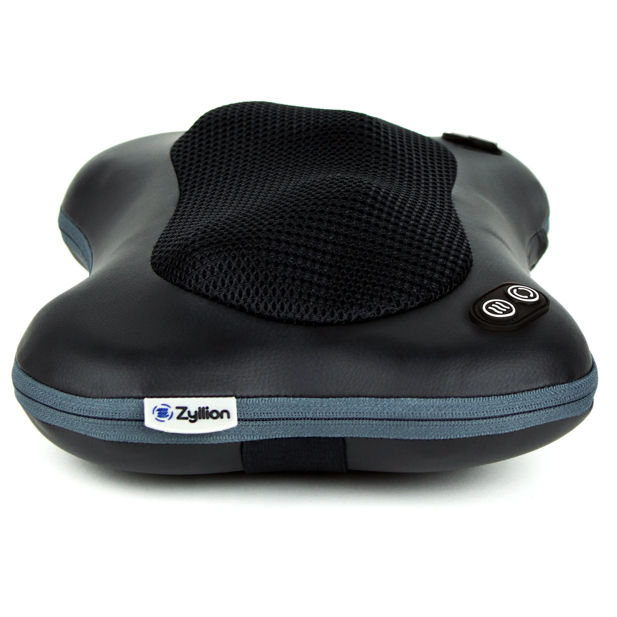Zyllion Shiatsu Back and Neck Massager Pillow with Heat, 2 Speed Levels, Change Rotation and Wired Connection (ZMA-34)